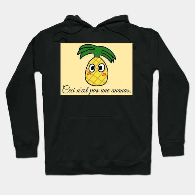 The Treachery of Pineapples Hoodie by arimoreindeer